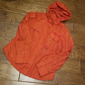 GAP Water-Resistant Utility Jacket Orange Small